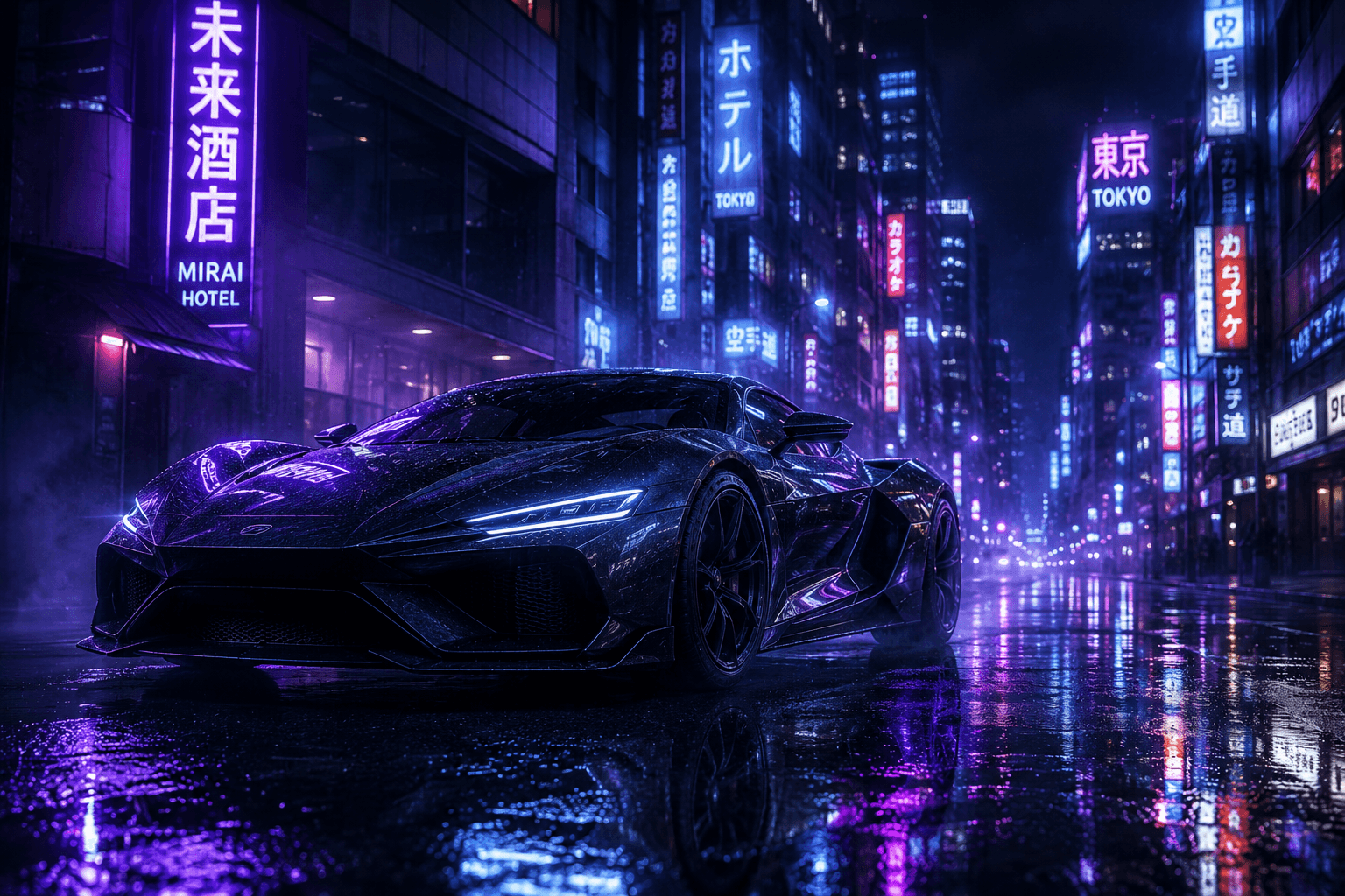 GPT Image 2 futuristic sports car scene