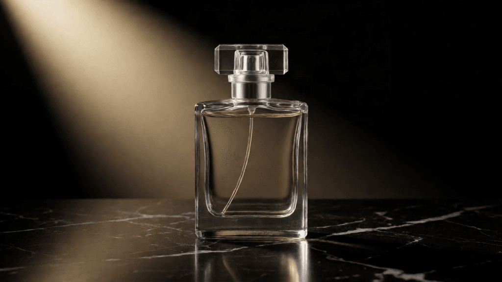 Grok Image 2.0 commercial perfume image