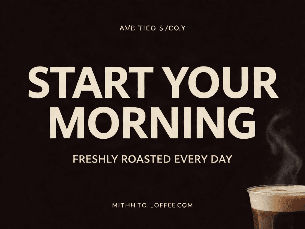 Grok Image 2.0 coffee advertisement
