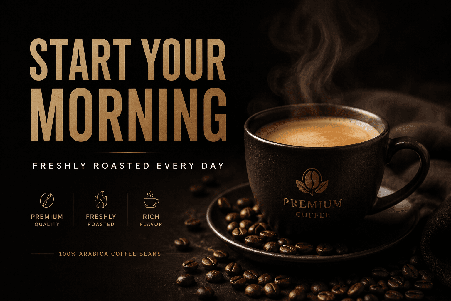 Nano Banana 2 coffee advertisement